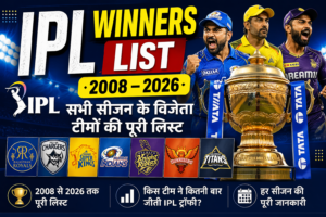 IPL winner list 2008-2026