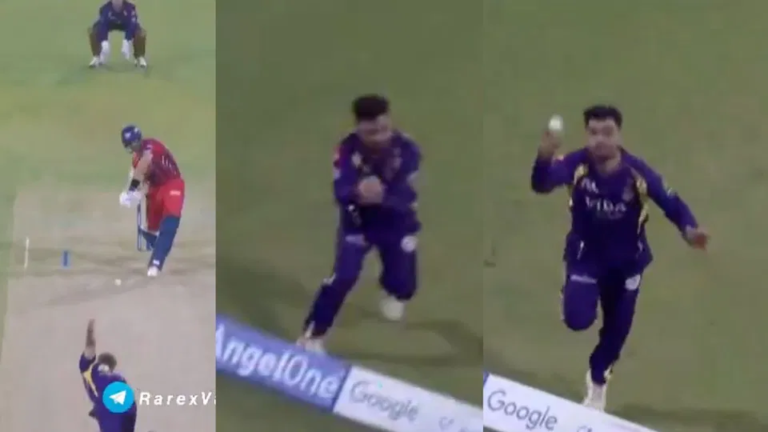 Rinku Singh boundary catch vs LSG
