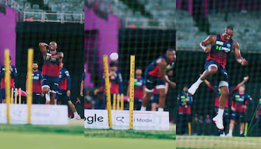 lungi ngidi injury comeback nets bowling IPL 2026 DC nets practice