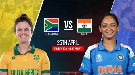 SA-W vs IND-W 4th T20 Prediction pitch report playing XI