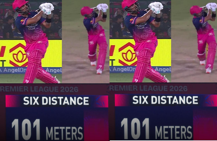 Dhruv Jurel 101 Meter Six Video