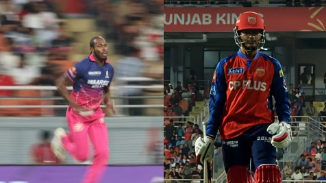 Jofra Archer dismisses Priyansh Arya on 150 kmph delivery in PBKS vs RR IPL 2026 match