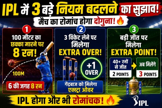 Aakash Chopra IPL Rules suggesting 8 runs for 100 meter six and extra over for bowlers in IPL 2026