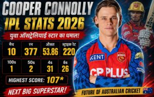 Cooper Connolly IPL Stats: Youngest Foreign IPL Centurion