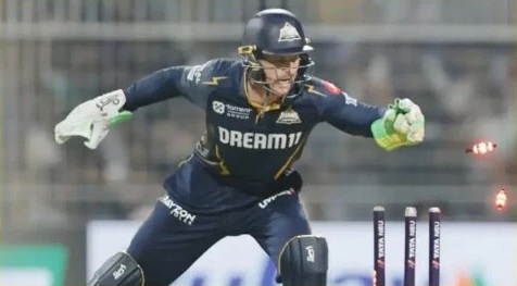 Jos Buttler wicketkeeping record during GT vs SRH match in IPL 2026 at Narendra Modi Stadium