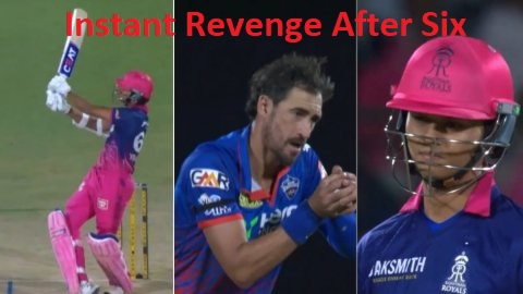 Mitchell Starc bowling vs Yashasvi Jaiswal IPL 2026 clas