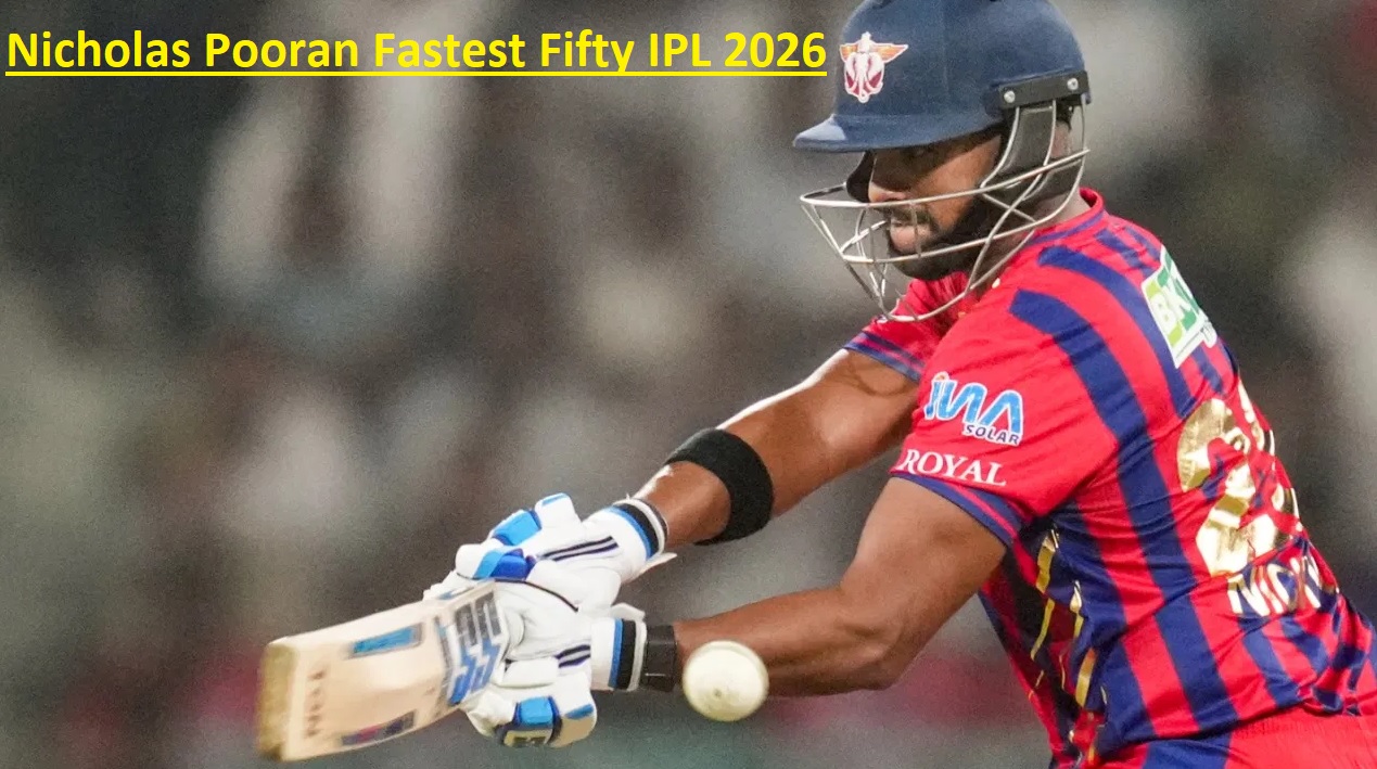 Nicholas Pooran fastest fifty IPL 2026