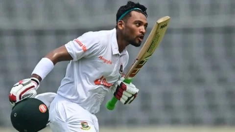 Najmul Shanto Historic Century vs Pakistan