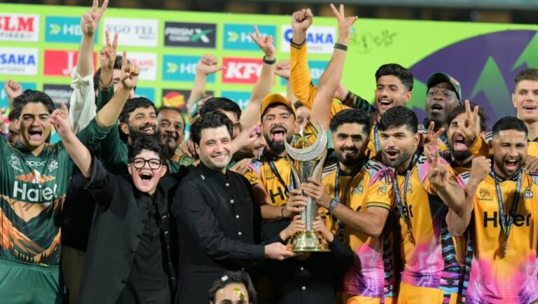 Peshawar Zalmi PSL 2026 Champion celebration