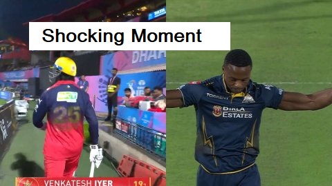 Rabada vs Venkatesh Iyer Wicket Moment: Six Ke Baad Comeback Dismissal Turns IPL 2026 Qualifier 1