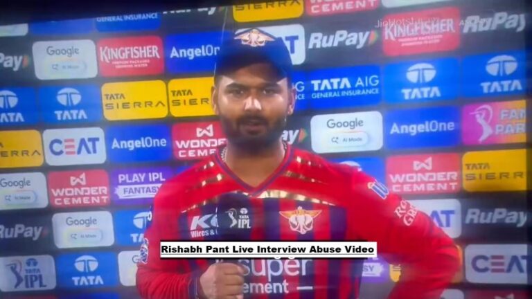 Rishabh Pant live interview abuse controversy after RR vs LSG IPL 2026 viral video and possible BCCI action