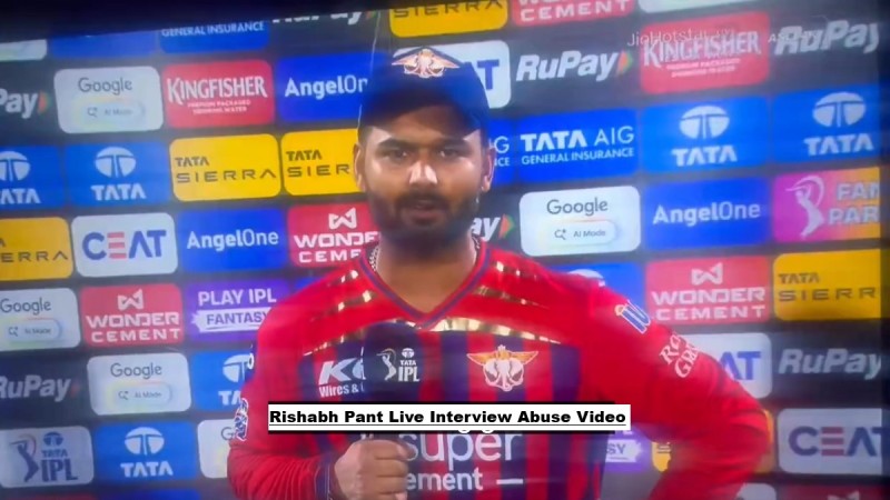 Rishabh Pant live interview abuse controversy after RR vs LSG IPL 2026 viral video and possible BCCI action