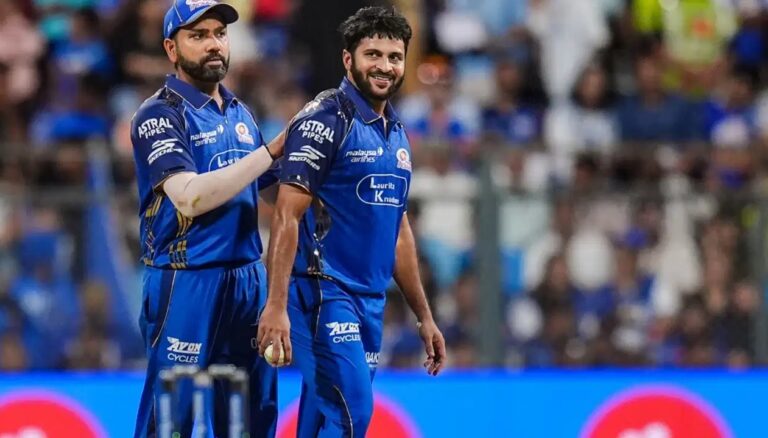 Shardul Thakur celebrates after taking 4 wickets against Punjab Kings in IPL 2026
