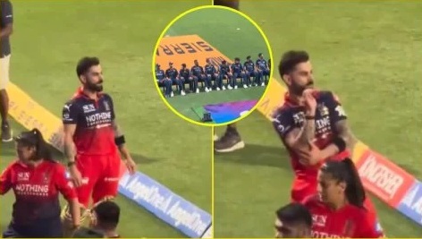 **Virat Kohli Baba Ji Ka Thullu Viral Video during Gujarat Titans photo shoot before RCB vs GT IPL 2026 Qualifier 1**