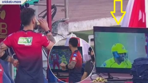 Virat Kohli Urvil Patel Video: Kohli Watches CSK Star’s Blazing Knock