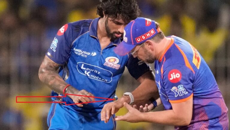 Tilak Varma Fitness Tracker Broken by Jamie Overton
