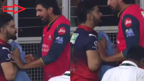 ishant sharma virat kohli push video IPL 2026 viral momen
