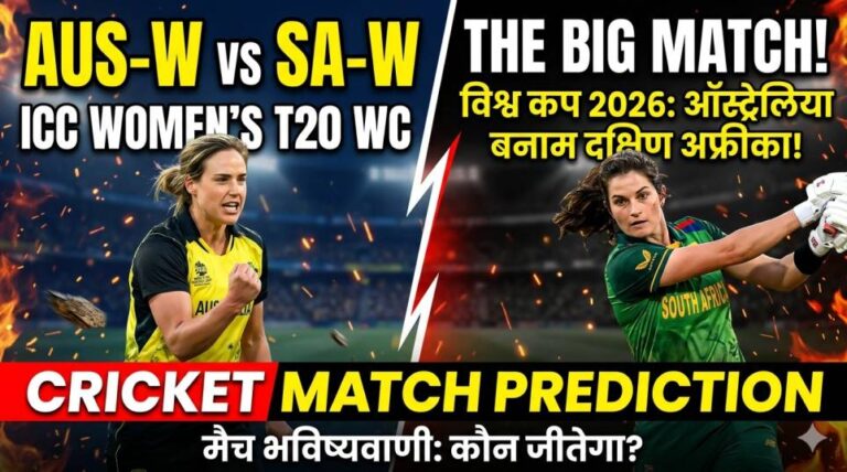 AUS-W vs SA-W Match Prediction: Women's T20 World Cup 2026