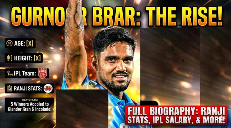 Gurnoor Brar biography, Gurnoor Brar bowling for India against Afghanistan".