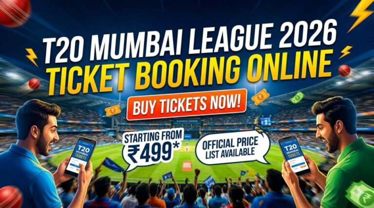 T20 Mumbai League 2026 Ticket Booking Online and Wankhede Stadium Ticket Price List