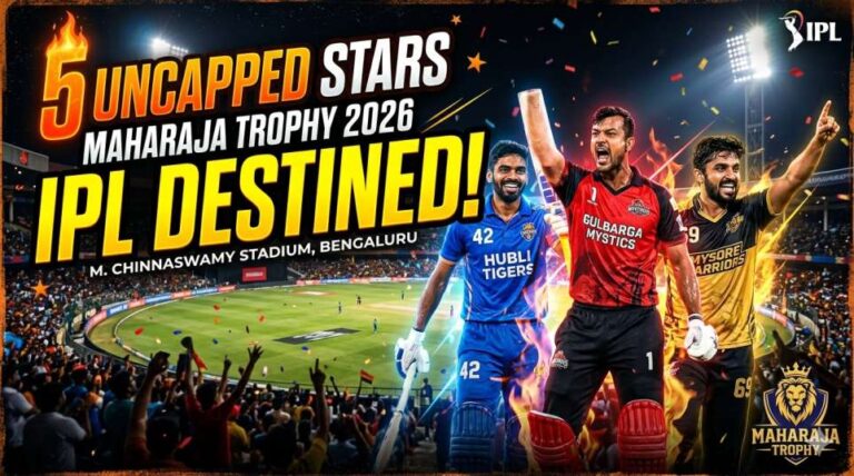 top 5 uncapped players from Maharaja Trophy 2026 destined for the IPL auction