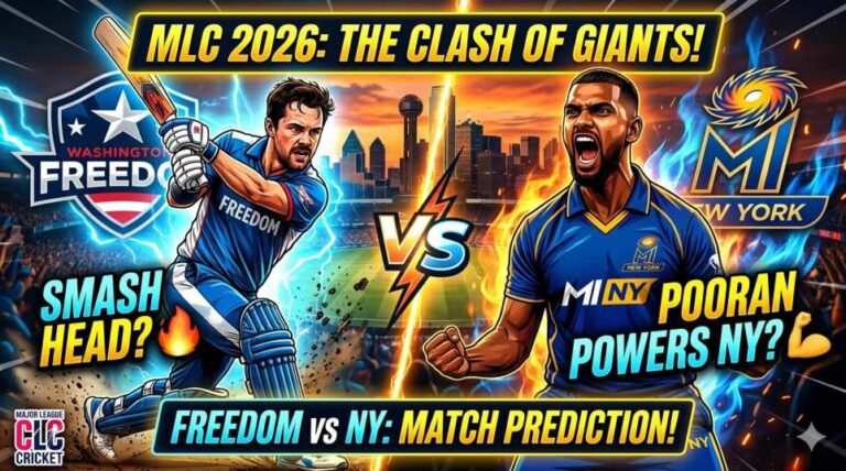 Washington Freedom vs MI New York Match Prediction and MLC 2026 pre-match