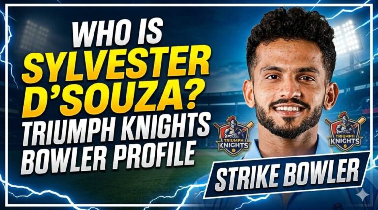 Who is Sylvester DSouza Triumph Knights Bowler Profile