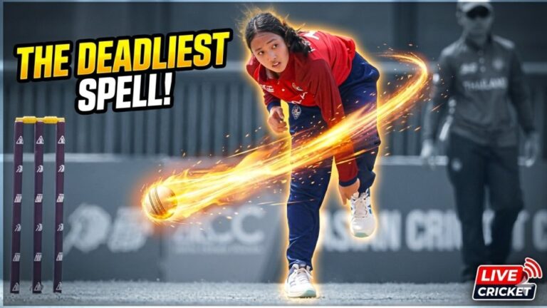 Who is Thipatcha Putthawong Thailand cricket records analysis
