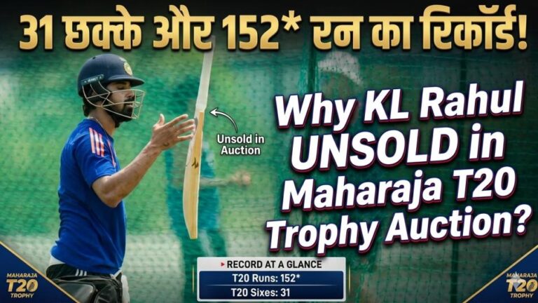 why KL Rahul unsold in Maharaja T20 Trophy