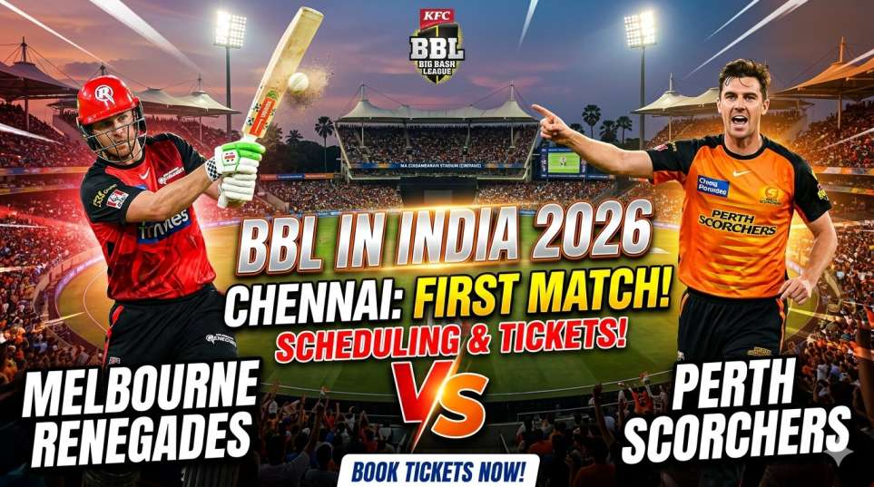 BBL 2026 in India: Chennai to Host Opener! Schedule & Tickets