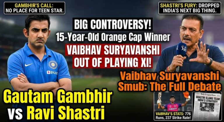 Gautam Gambhir vs Ravi Shastri: The Row Over Vaibhav Suryavanshi
