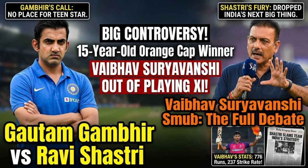 Gautam Gambhir vs Ravi Shastri: The Row Over Vaibhav Suryavanshi